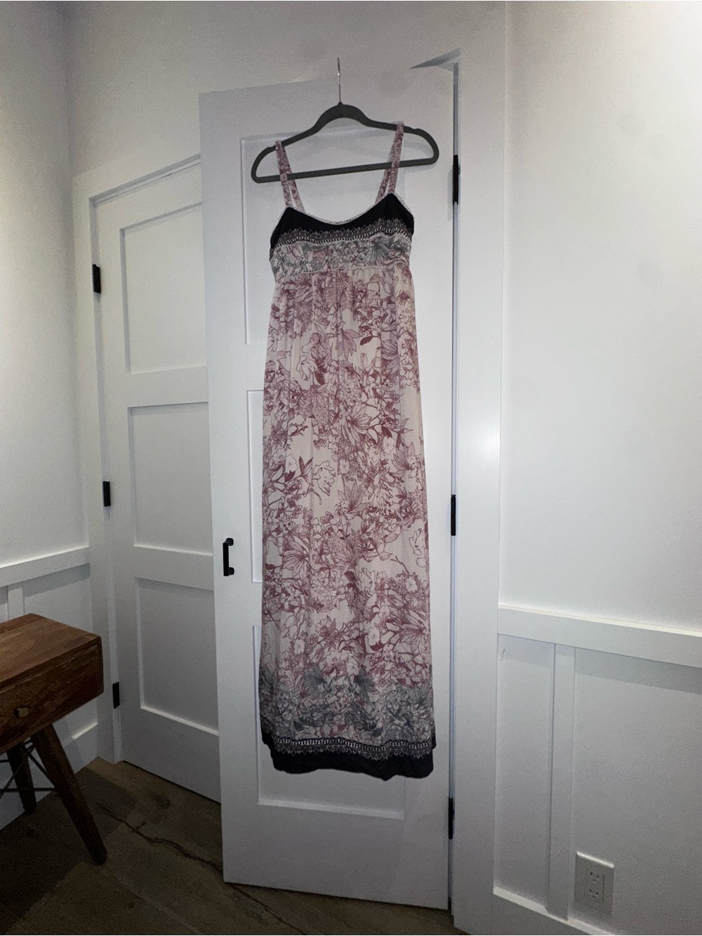 Three Bird Nest Blush Floral Lace-Trim Maxi Slip